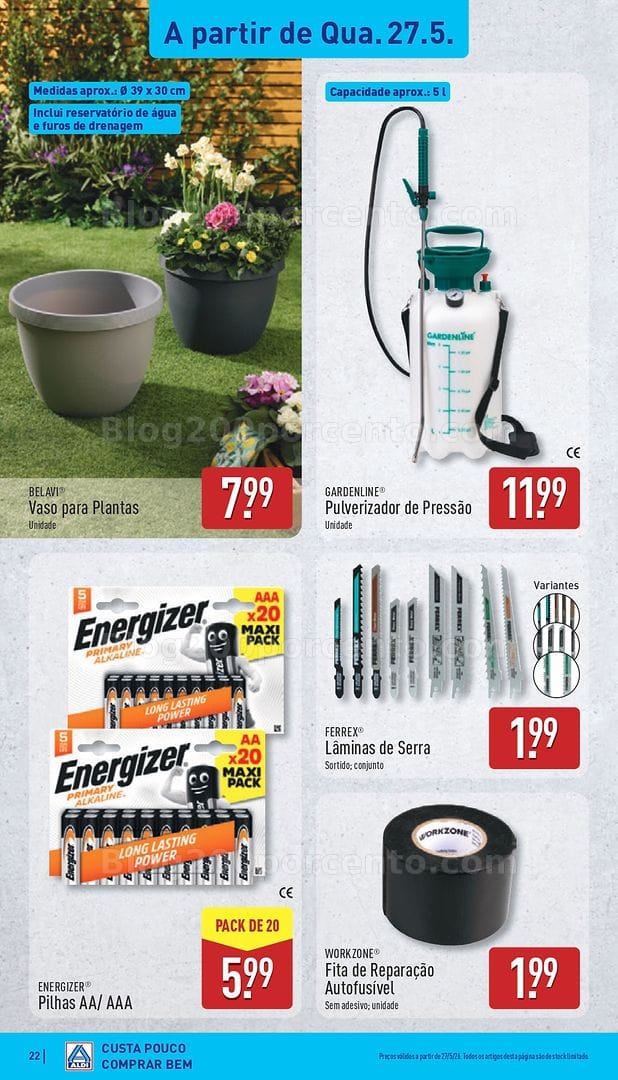 Antevisão Folheto ALDI Promoções de 25 a 31 maio